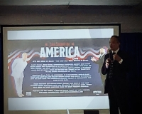 Dr. Wang presented about the Spirit of America.