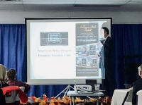 Dr. Wang, president of the Founders Club of the American Bible Project, presented about ABP