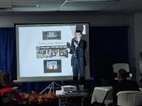 11-15-22, Tues, Dr. Wang talked at the Cumberland County Republican Thanksgiving Dinner