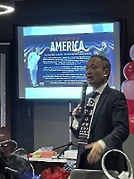 Dr. Wang presented about the Spirit of America