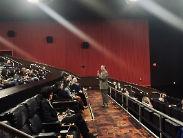 Dr. Wang provides his post-film testimony after the film