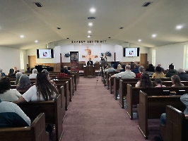 Audience at the at the at the Westside Nazarene Church