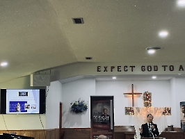 3-5-23, Sun, Dr. Wang talked at the Westside Nazarene Church