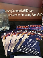 Dr. Wang displayed info about the Spirit of America