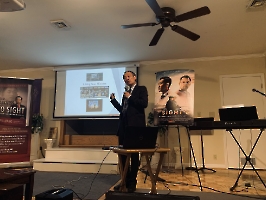 Dr. Wang, president of the Founders Club of the Living Sent Ministry, presented about LSM