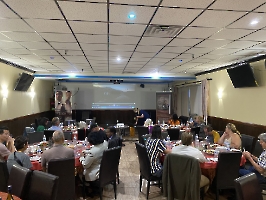 6-22-23, Fri, Dr. Wang hosted a private screening of “Sight” at Sichuan Hot Pot & Asian Cuisine