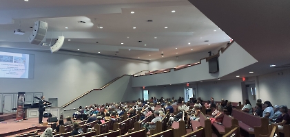 6-24-23, Sat, Dr. Wang talked to the Child Evangelism Fellowship at Poplar Heights Baptist Church