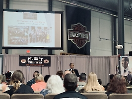 6-25-23, Sun, Dr. Wang talked at the Journey Biker Church