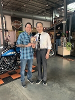 Dr. Wang’s talk was held at the Journey Biker Church