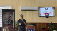 Dr. Wang co-founder and president of the Tennessee Immigrant and Minority Business Group presented about TIMBG