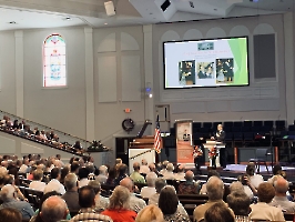 7-2-23, Sun, Dr. Wang talked at the Central Baptist Church, Crossville, TN