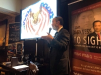 Dr. Wang speaking at the Davidson County Chairman Circle GOP on Wed. 10/28/20 