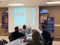 Dr. Wang speaking on Tues. 10/27/20 at Carthage Rotary TA event