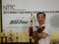 Dr. Wang won table tennis champion Adult D Division