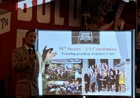 Dr. Wang, president of the Founders Club of the 917 Society (917) spoke about 917.