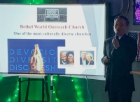 Dr. Wang, member of the Bethel World Outreach Church, spoke about Bethel