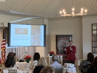 Dr. Wang, president of the Founders Club of American Bible Project (ABP) spoke about ABP