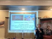 Dr. Wang, co-founder of Common Ground Network (CGN), spoke about CGN_4