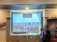 Dr. Wang, president of the Founders Club of the 917 Society (917) spoke about 917_1