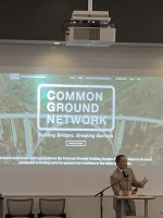 Dr. Wang, co-founder of Common Ground Network (CGN), spoke about CGN._2