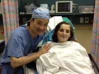 Maria & Dr Wang after the surgery